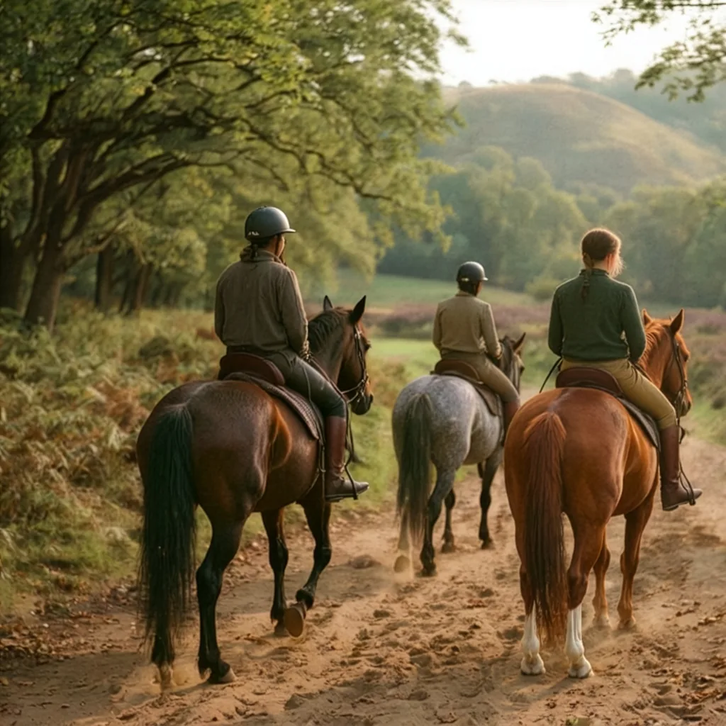 Balade à cheval en Haute-Vienne, autour de La Geneytouse