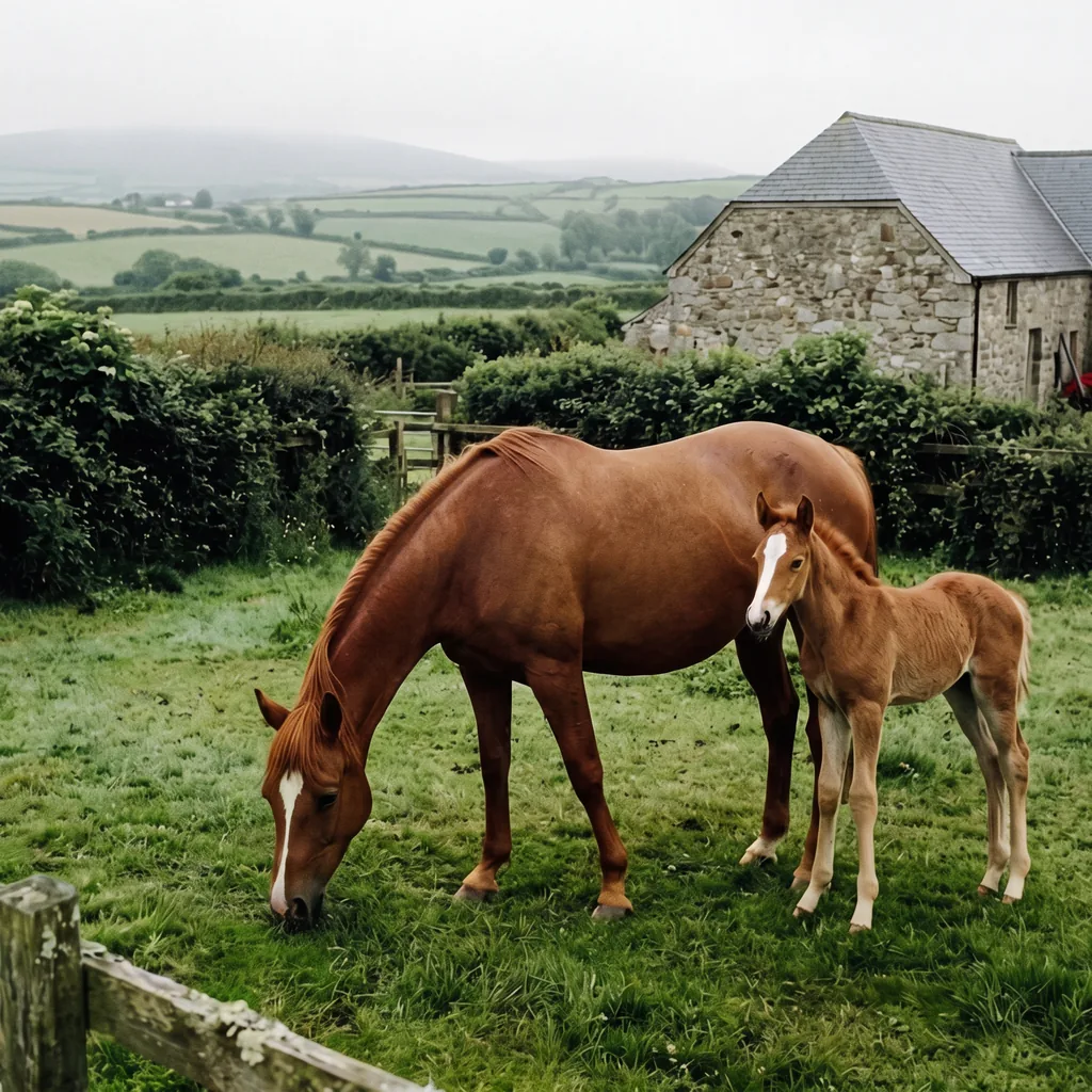 Élevage de chevaux au Chez les Chuchoteuses, La Geneytouse
